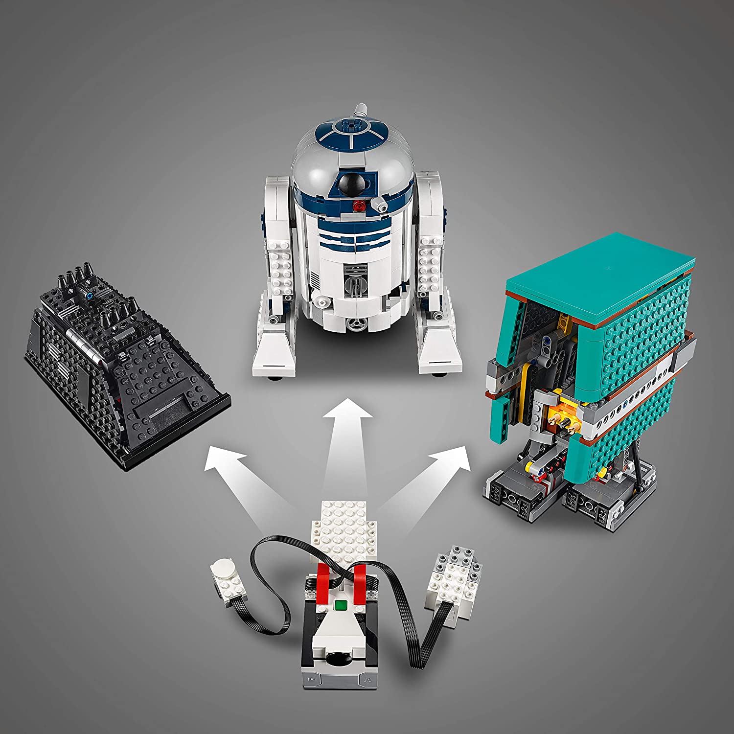Increóbles robots LEGO con la temática STARS WARS que pueden construir y programas los niños de Cáceres