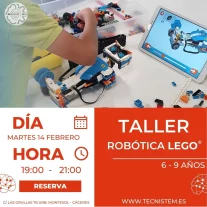 Taller robótica LEGO en Cáceres